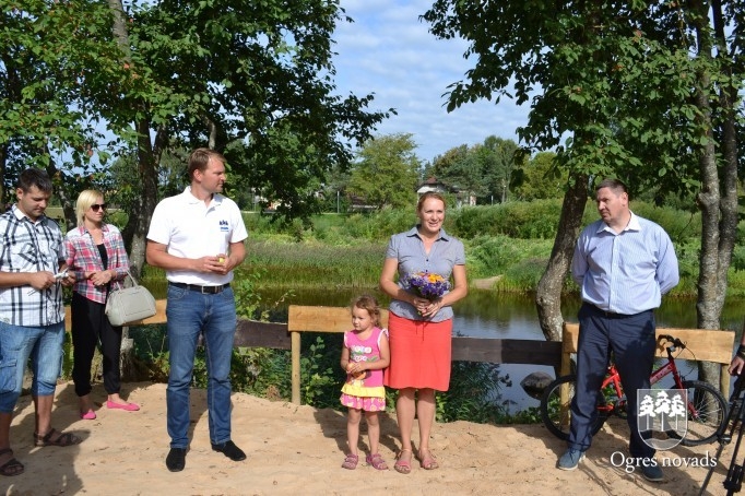 Iedzīvotāji labiekārtojuši peldvietu Lašupēs