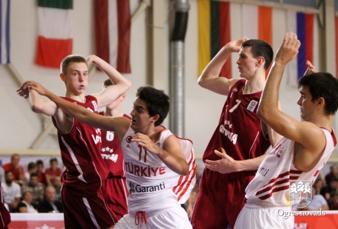 Latvija-Turcija U16 čempionāts
