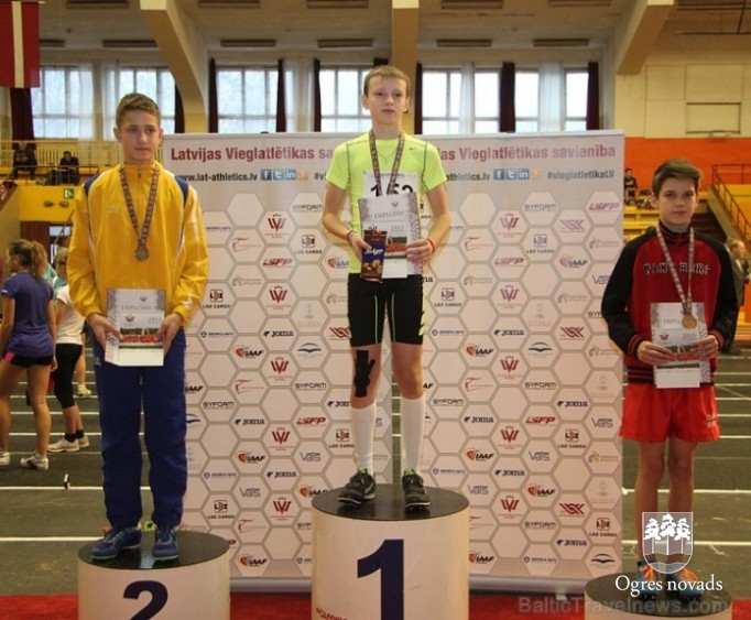 Mūsu vieglatlētiem 12 medaļas Latvijas čempionātā telpās