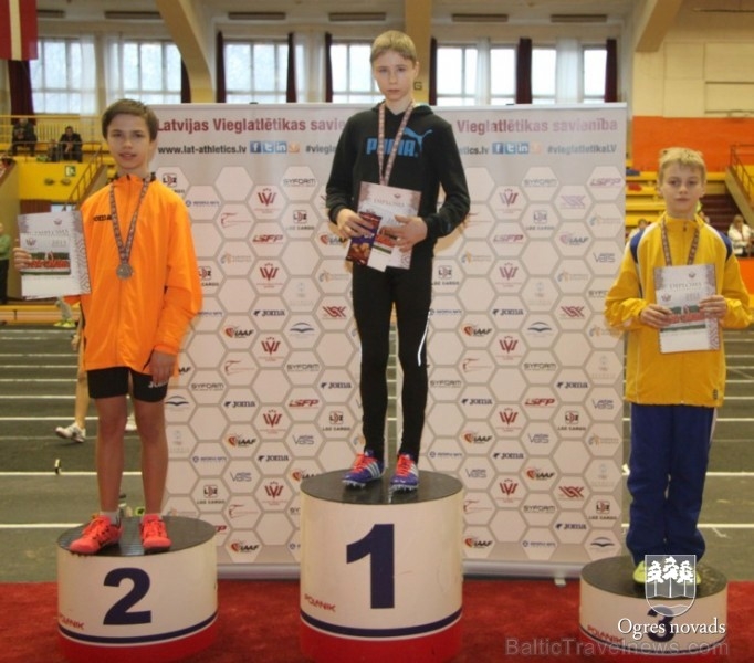 Mūsu vieglatlētiem 12 medaļas Latvijas čempionātā telpās
