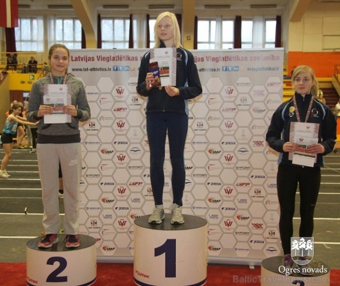 Mūsu vieglatlētiem 12 medaļas Latvijas čempionātā telpās