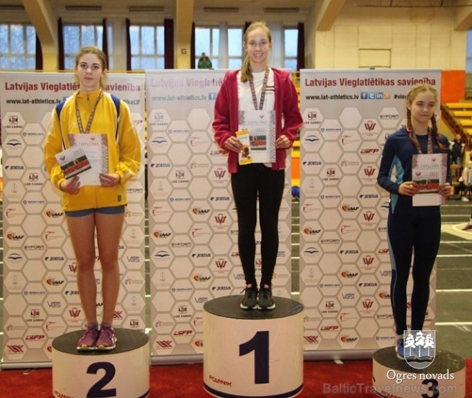 Mūsu vieglatlētiem 12 medaļas Latvijas čempionātā telpās