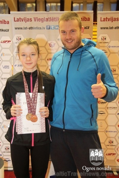 Mūsu vieglatlētiem 12 medaļas Latvijas čempionātā telpās
