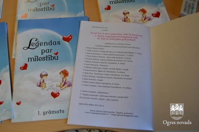 Ogres sākumskolas skolnieces pasaka tiek izdota grāmatā