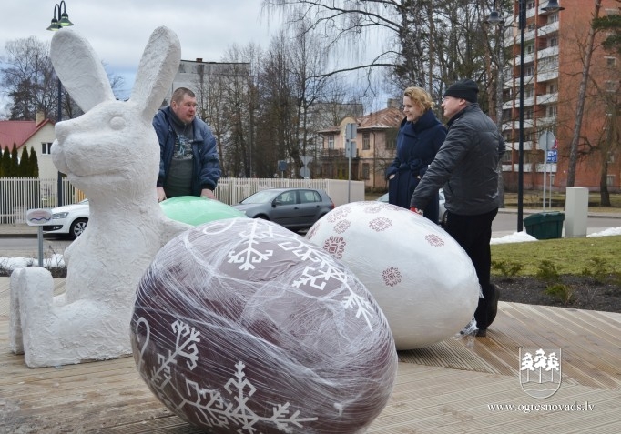 Ogres pilsēta gatavojas Lieldienām