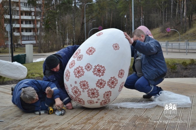 Ogres pilsēta gatavojas Lieldienām