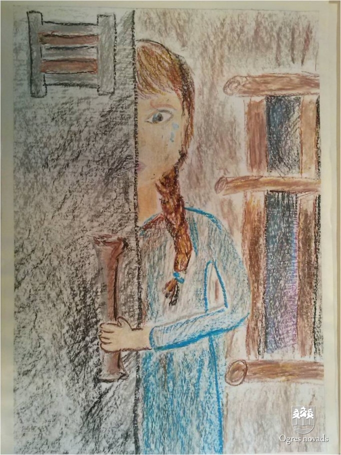 Konkursa “No mājām izraidītie” zīmējumi