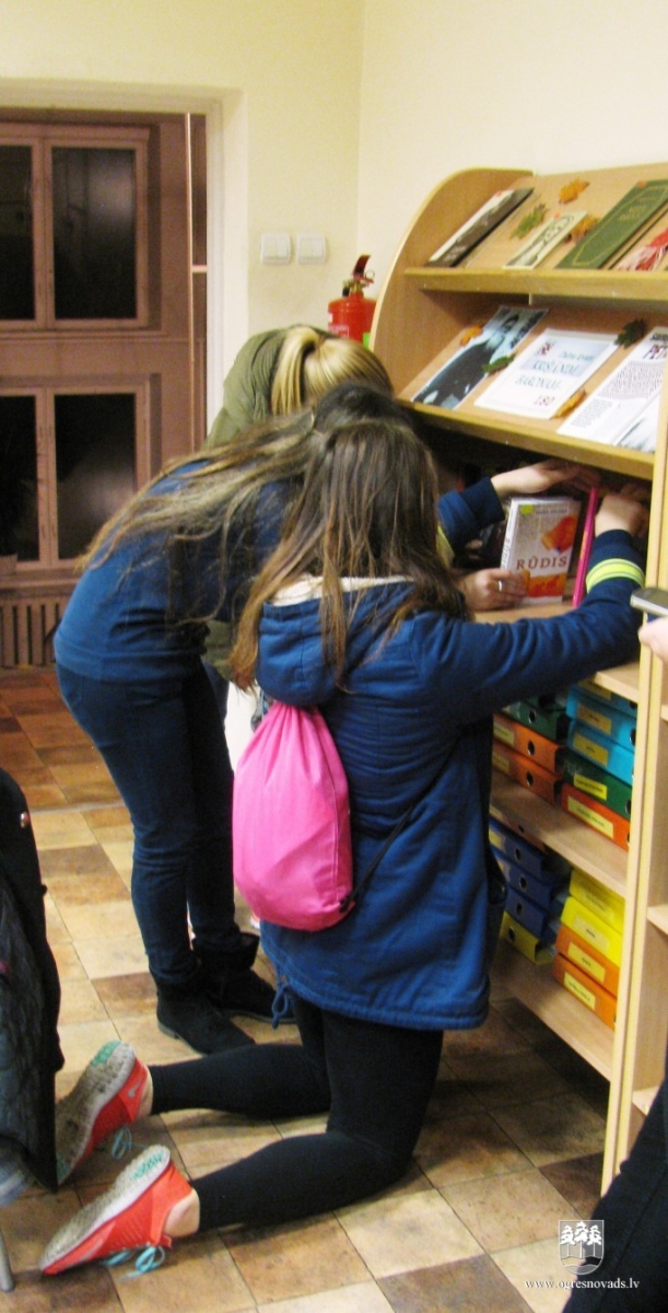 “Pūču nakts” sacensības Ogres Centrālajā bibliotēkā