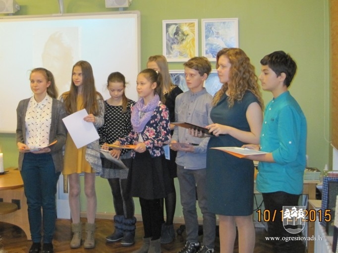 Noslēdzies Regīnai Ezerai veltītais skolēnu jaunrades darbu konkursa
