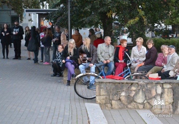 Sirds uz Ogres stacijas perona