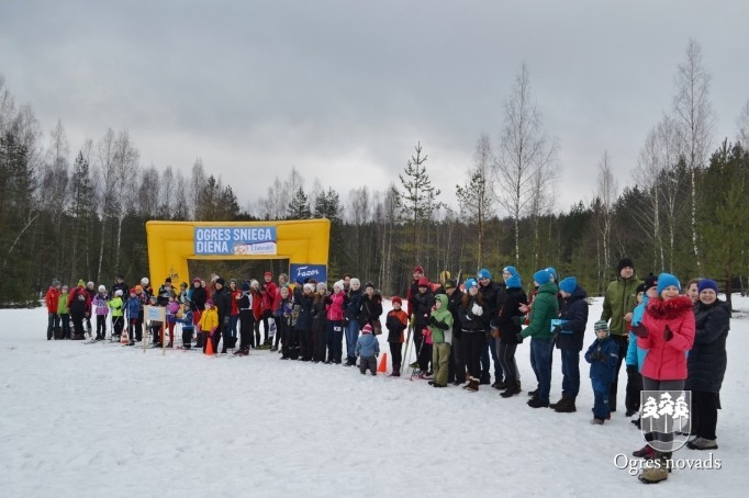Ogres sniega diena