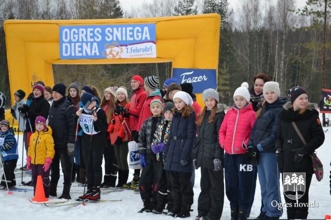 Ogres sniega diena