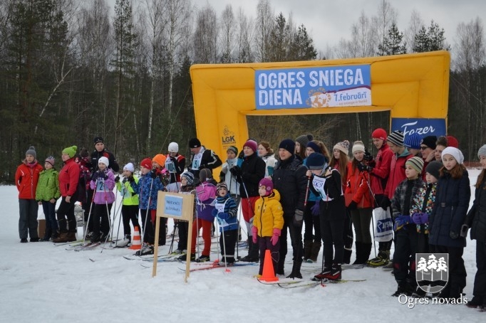 Ogres sniega diena