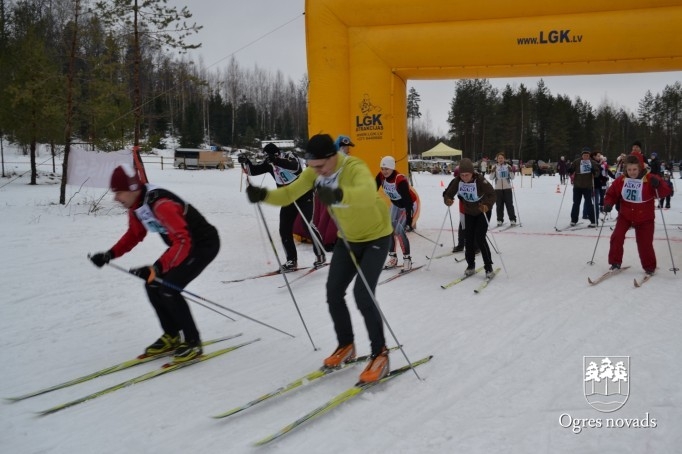 Ogres sniega diena