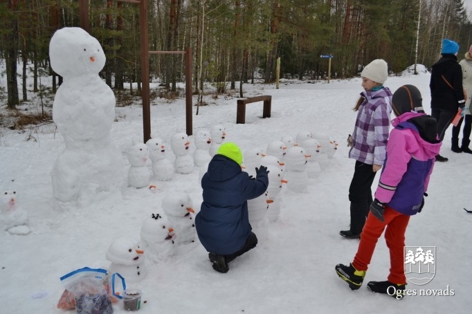 Ogres sniega diena