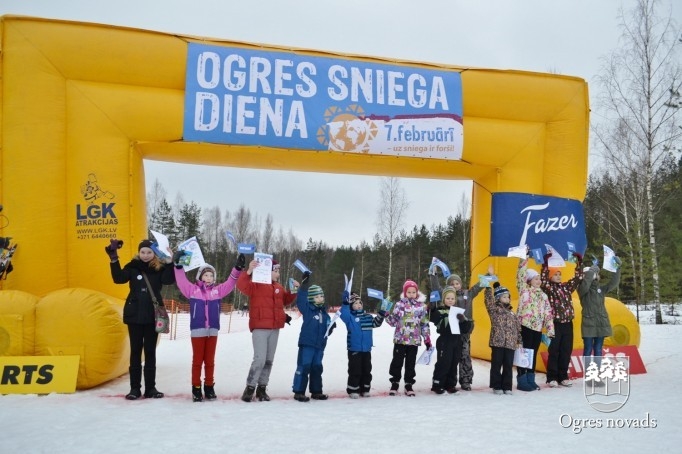 Ogres sniega diena