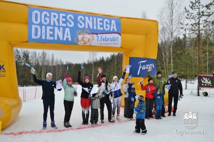 Ogres sniega diena