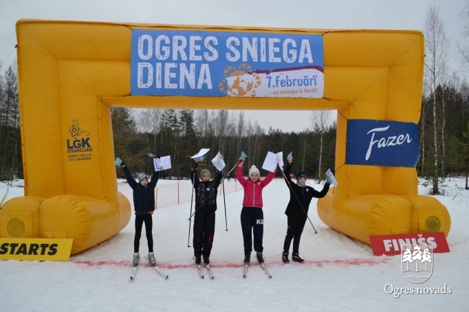 Ogres sniega diena