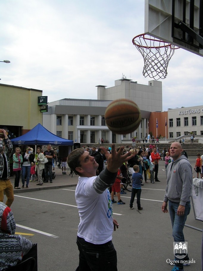 Ogres pilsētas svētkos neiztiek bez sportiskām aktivitātēm