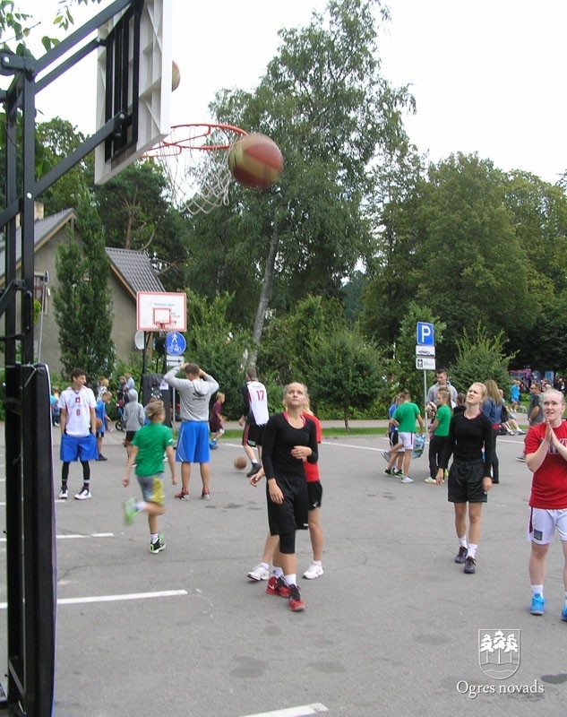 Ogres pilsētas svētkos neiztiek bez sportiskām aktivitātēm