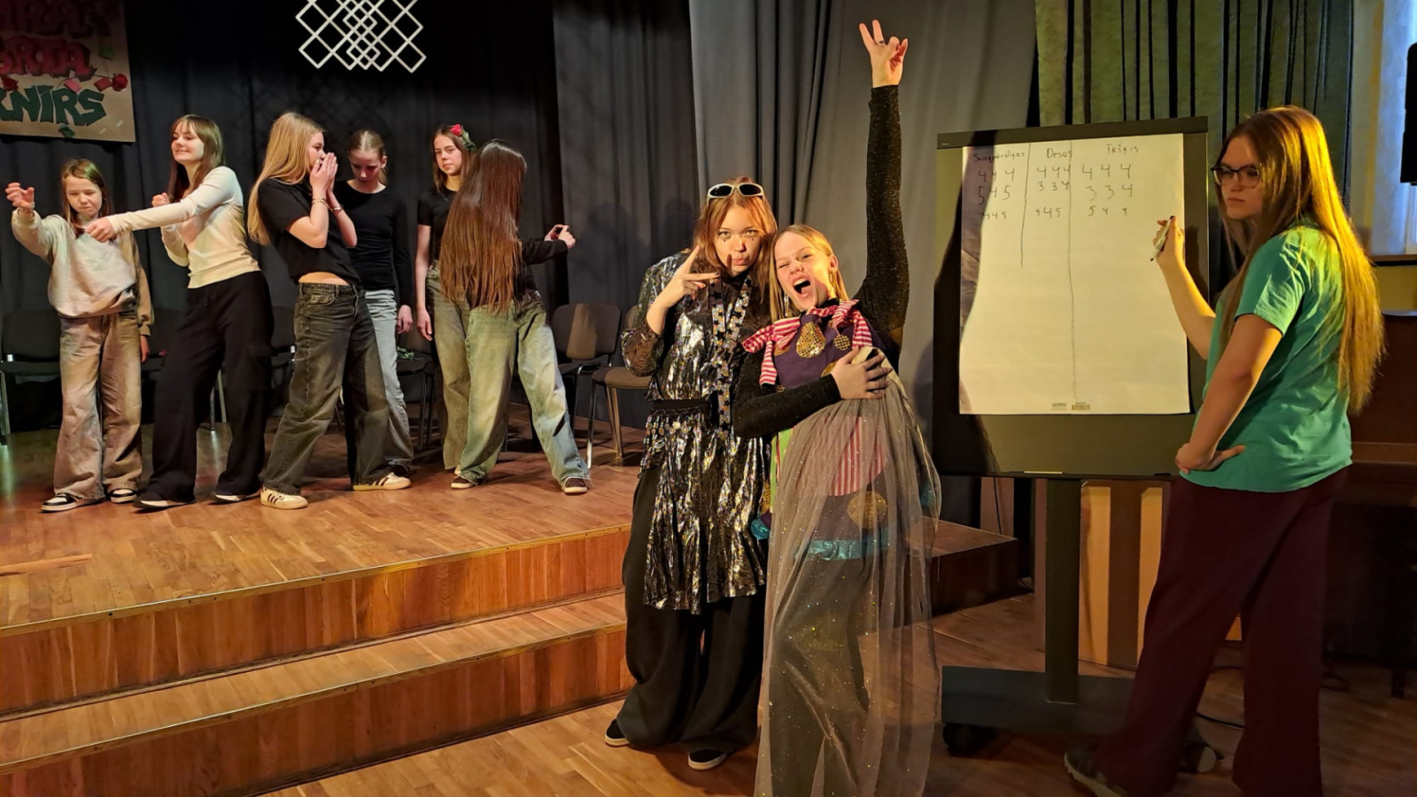 Ogres novada skolu un Iecavas vidusskolas teātra sporta komandas piedalās Daugavkrastu teātra turnīrā Ikšķiles vidusskolā