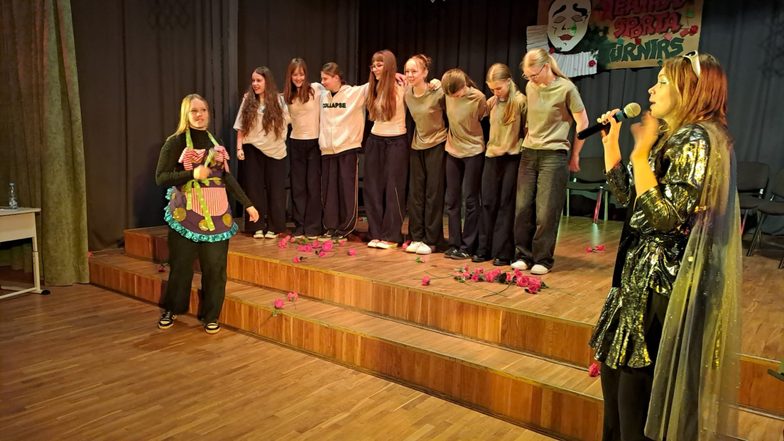 Ogres novada skolu un Iecavas vidusskolas teātra sporta komandas piedalās Daugavkrastu teātra turnīrā Ikšķiles vidusskolā