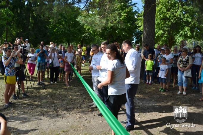 Ogrē atklāts Veselības maršruts - pirmais Latvijā