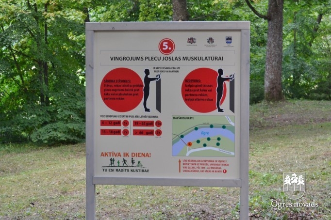 Ogrē atklāts Veselības maršruts - pirmais Latvijā