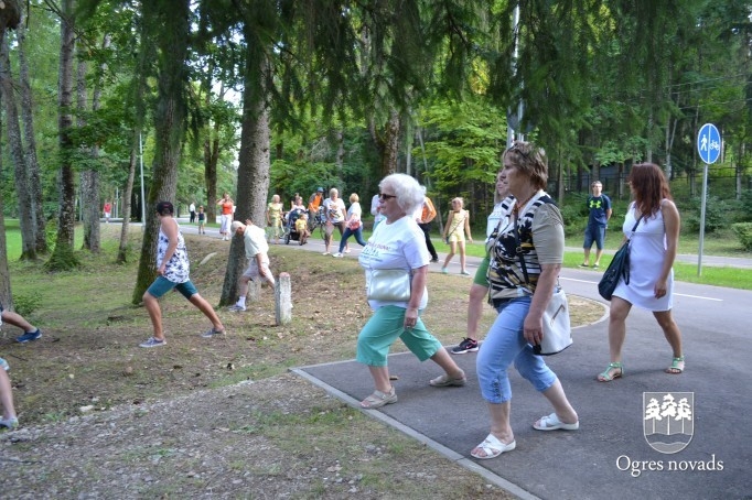 Ogrē atklāts Veselības maršruts - pirmais Latvijā