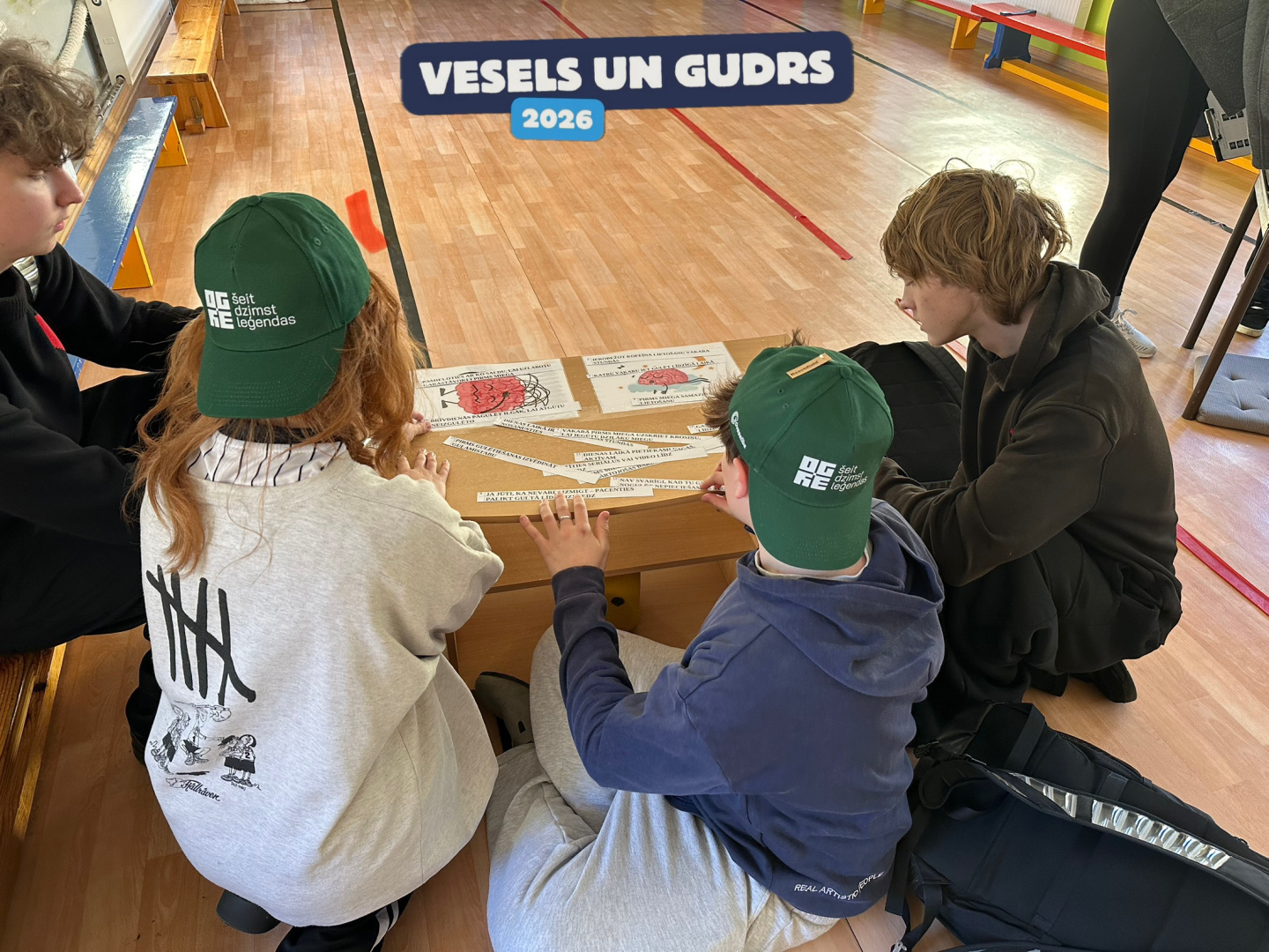 Ogres novada jaunieši 2026. gada 2. aprīlī piedalās Oveselība organizētajā Pasaules veselības dienai veltītā veselības izglītības pasākumā “Vesels un gudrs 2026”