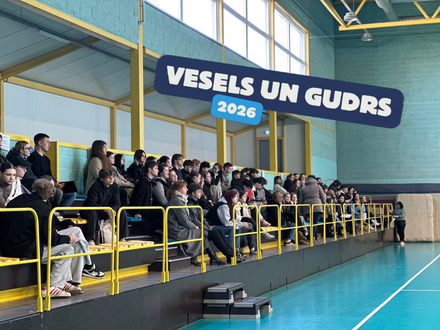 Ogres novada jaunieši 2026. gada 2. aprīlī piedalās Oveselība organizētajā Pasaules veselības dienai veltītā veselības izglītības pasākumā “Vesels un gudrs 2026”