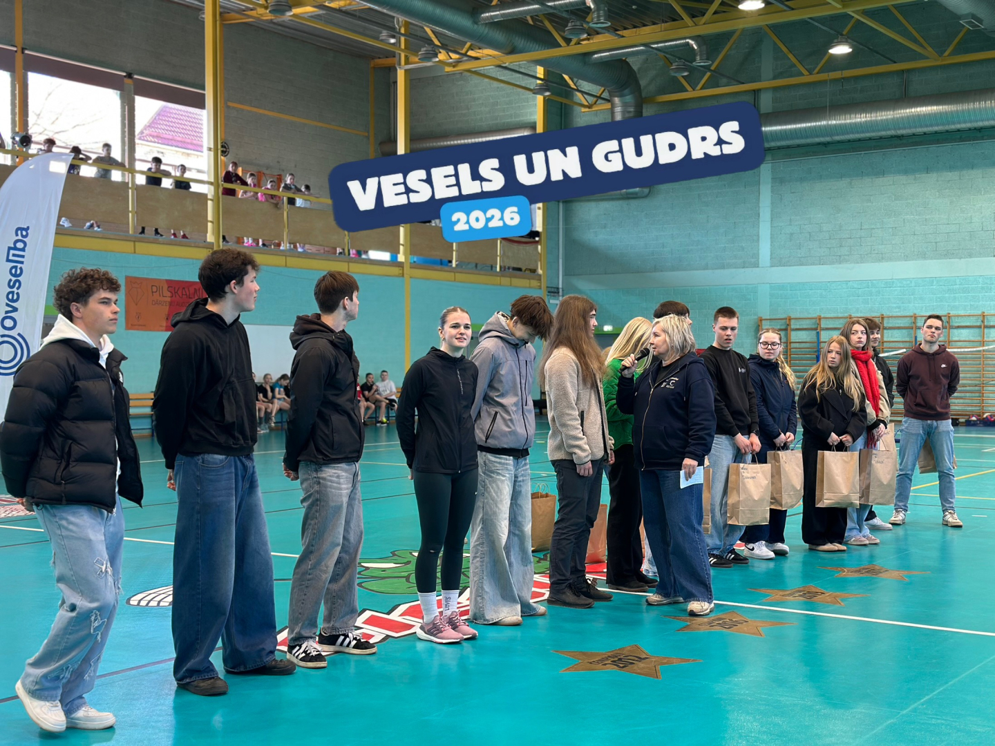 Ogres novada jaunieši 2026. gada 2. aprīlī piedalās Oveselība organizētajā Pasaules veselības dienai veltītā veselības izglītības pasākumā “Vesels un gudrs 2026”