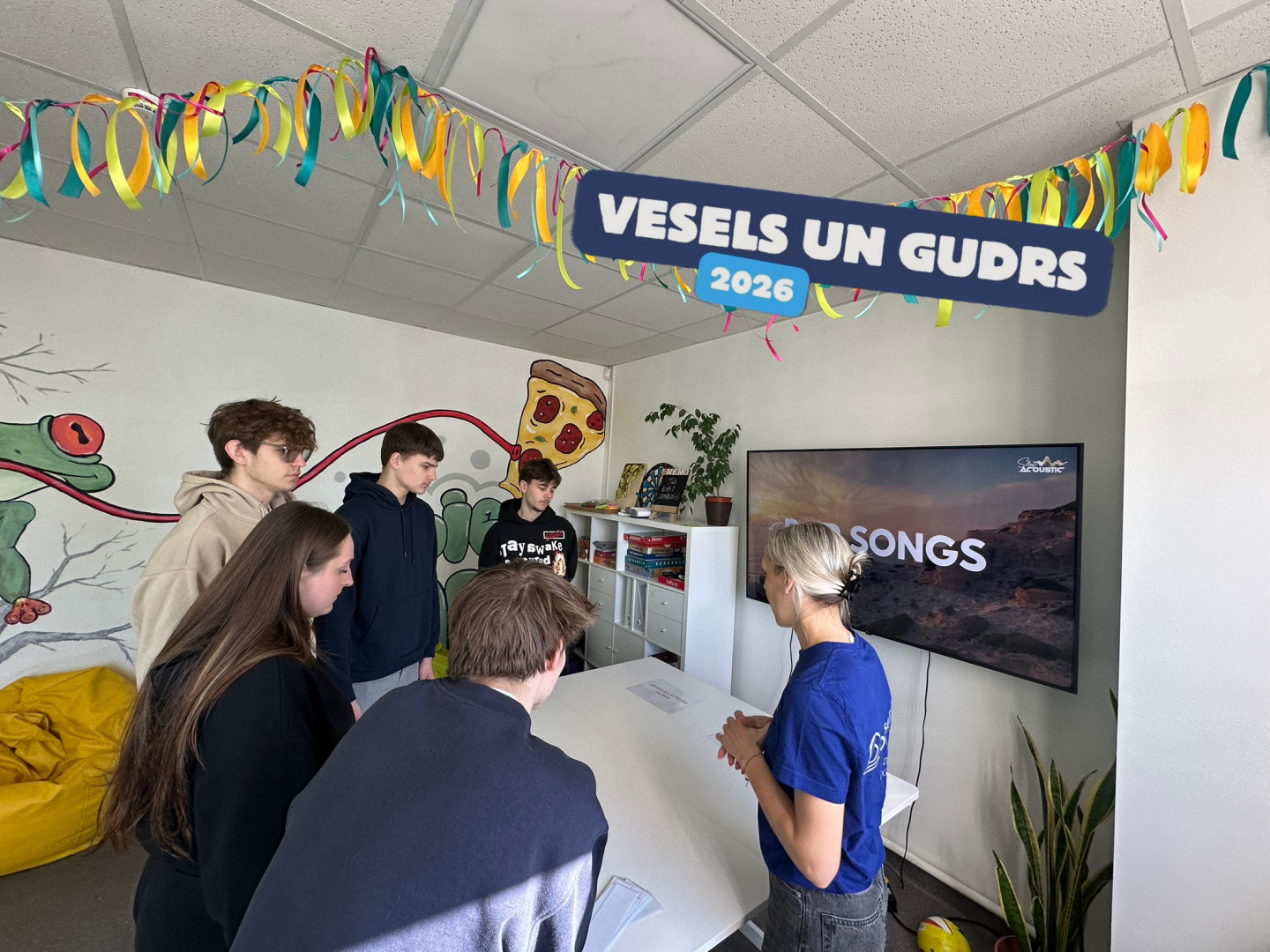 Ogres novada jaunieši 2026. gada 2. aprīlī piedalās Oveselība organizētajā Pasaules veselības dienai veltītā veselības izglītības pasākumā “Vesels un gudrs 2026”