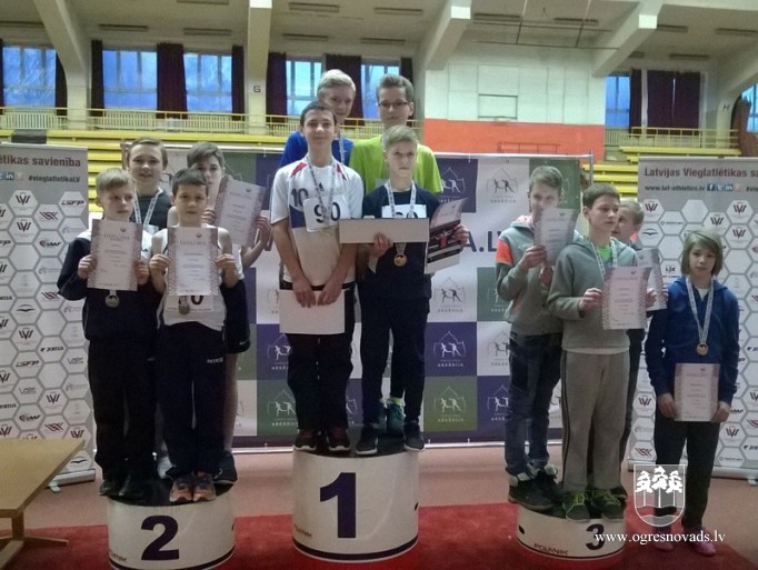 Ogres un Madlienas vieglatlētiem piecas Latvijas čempionāta medaļas