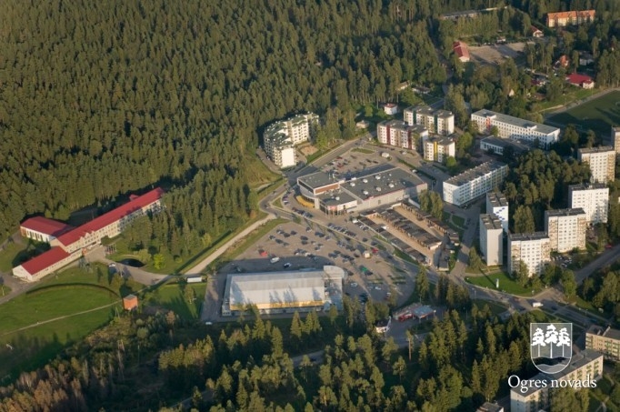 Ogre aerofotogrāfijās