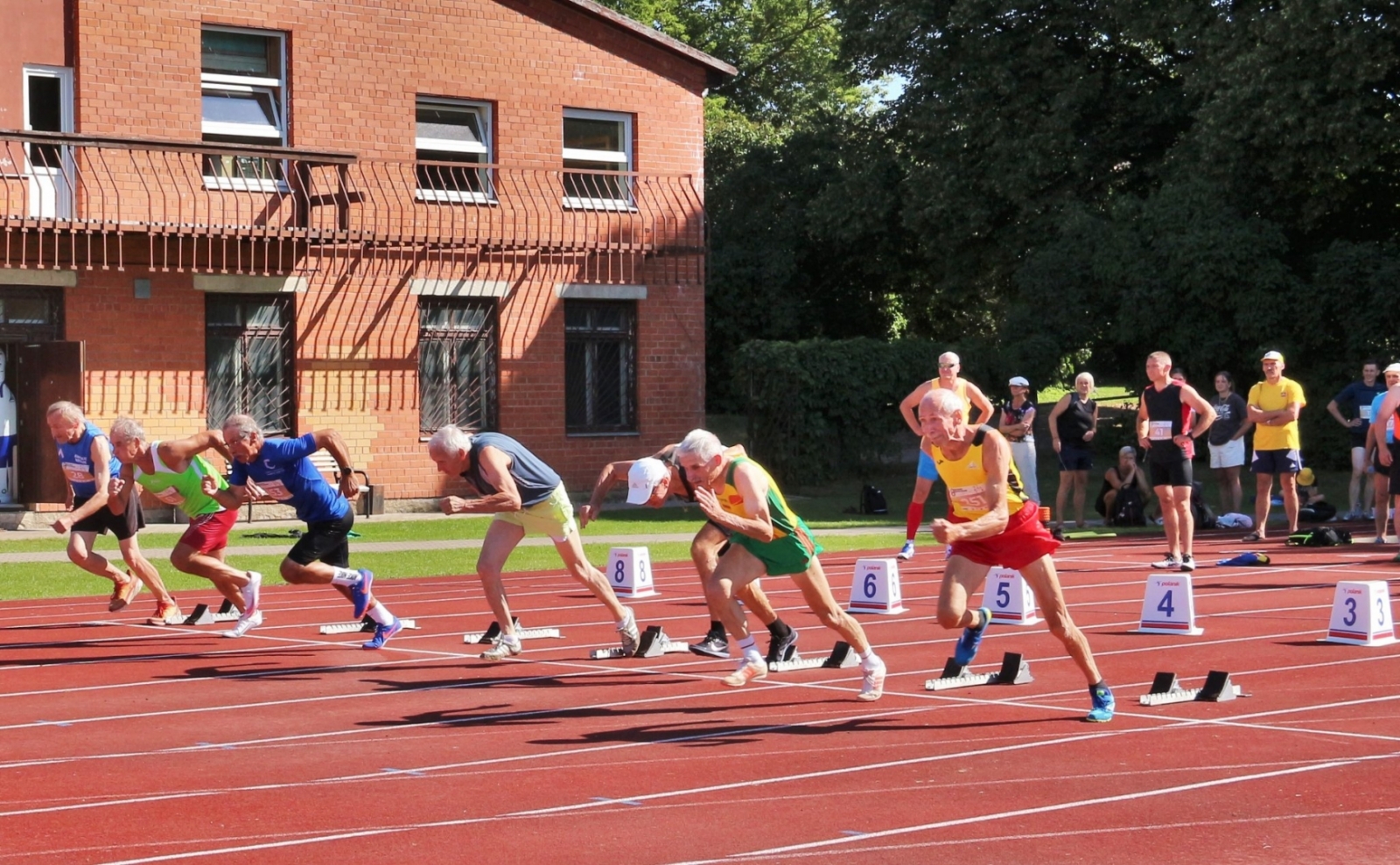 Aivaram Puriņam K65+ grupā zelta medaļa diska mešanā (27,96 m), sudraba medaļa 100 m sprintā (14,52 sek.) un bronzas medaļa šķēpa mešanā (27,98 m).