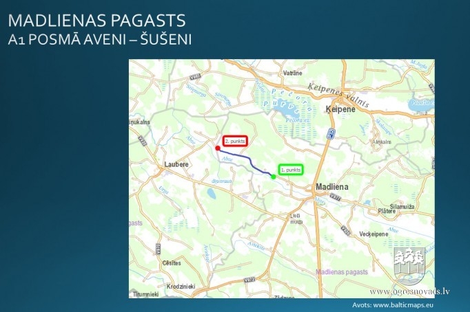 Iedzīvotāji spriež par izbūvei nepieciešamajiem ceļu posmiem