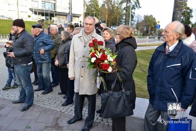 Skulptūras "Baltā cielava" atklāšana
