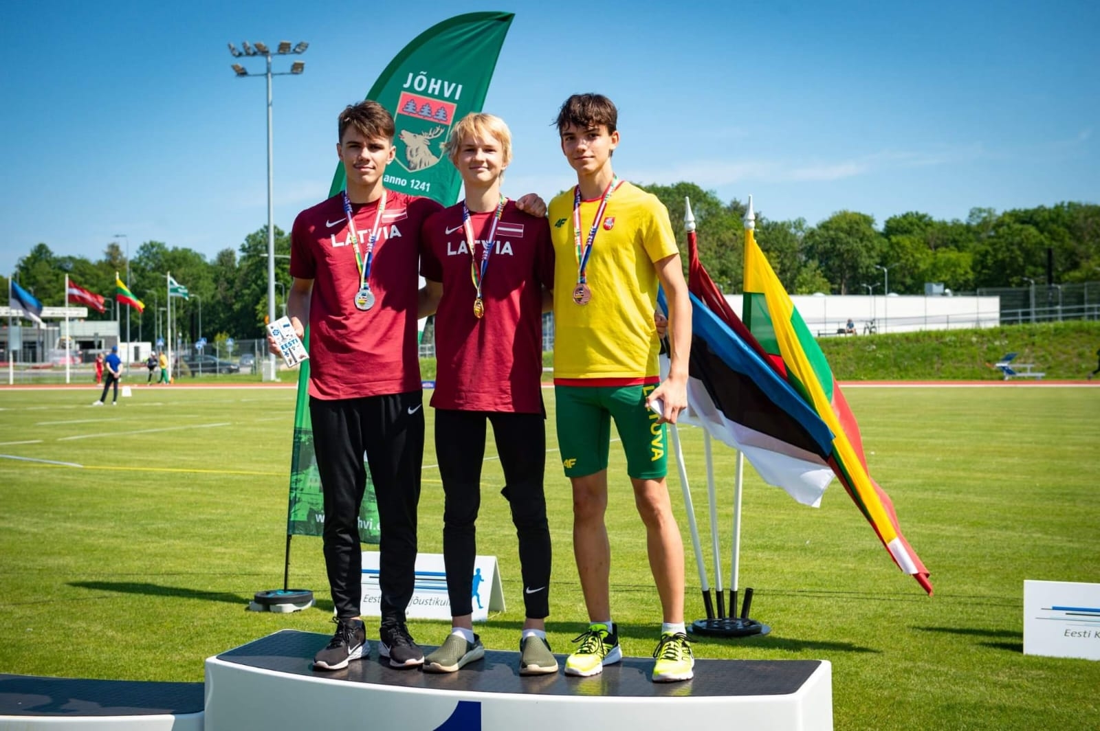 Ogres novada sportisti Baltijas čempionātā finišē ar rekordu un medaļām