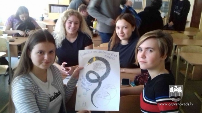 Baltu literatūras nedēļa Jaunogres vidusskolā