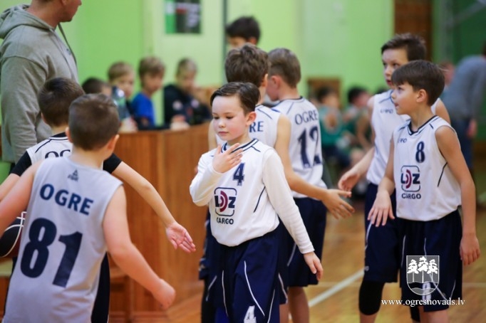 Ogrē cīnās par "Mini kausu" basketbolā