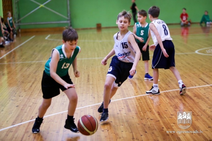Ogrē cīnās par "Mini kausu" basketbolā