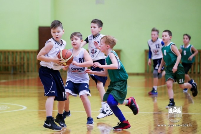 Ogrē cīnās par "Mini kausu" basketbolā