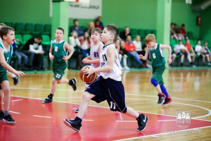Ogrē cīnās par "Mini kausu" basketbolā