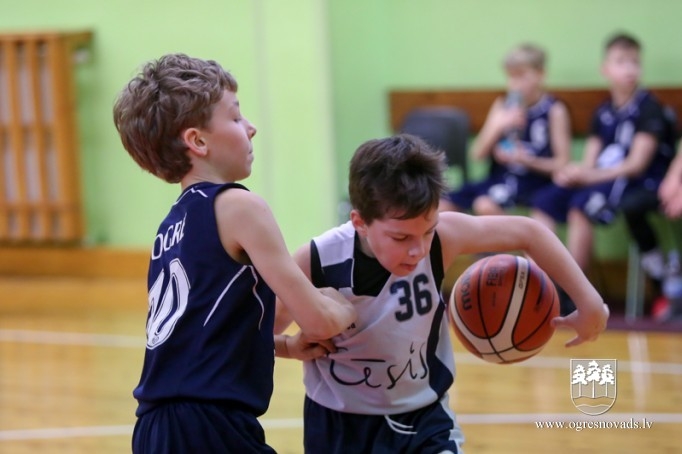Ogrē cīnās par "Mini kausu" basketbolā