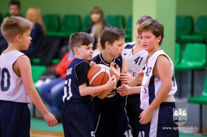 Ogrē cīnās par "Mini kausu" basketbolā