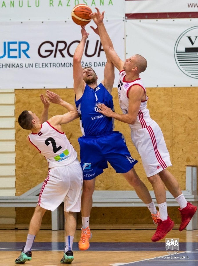 Ogres novada basketbola izlase spēles Latvijas Olimpiādē