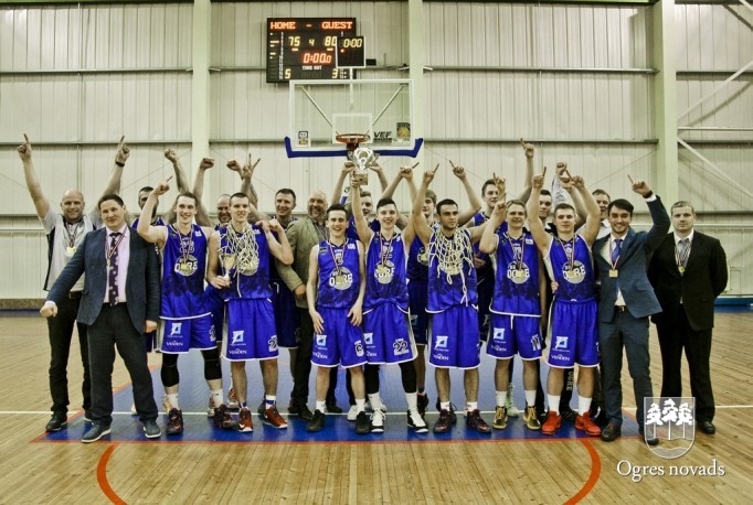 BK "Ogre" izcīna čempionu kausu