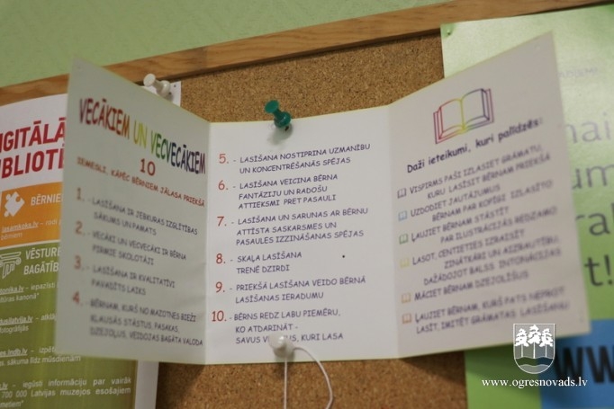 Novada pagastos plašas, labi aprīkotas bibliotēkas