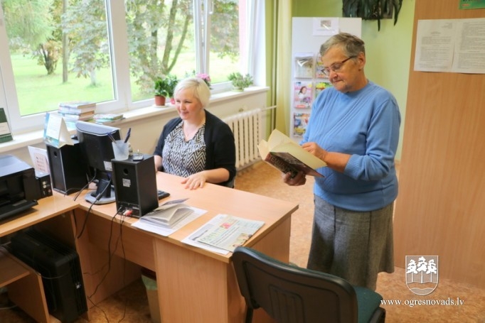 Novada pagastos plašas, labi aprīkotas bibliotēkas